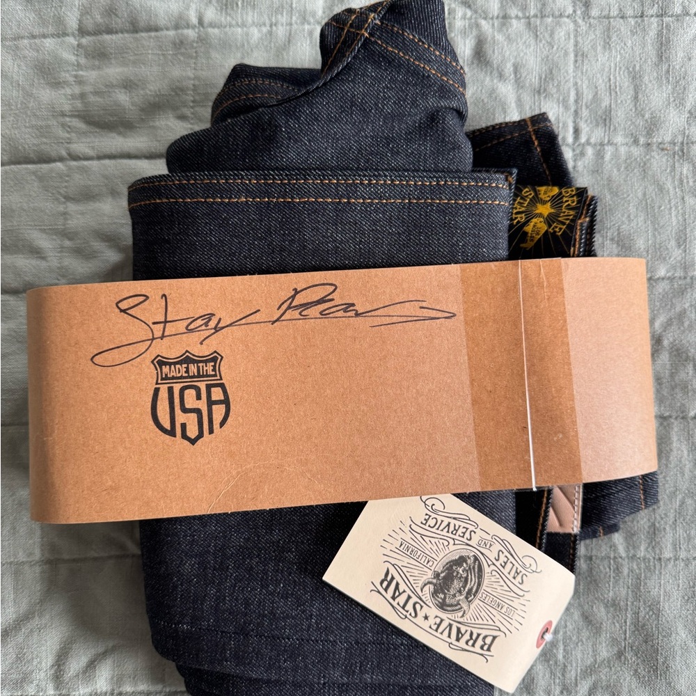 Brave star selvage true straight